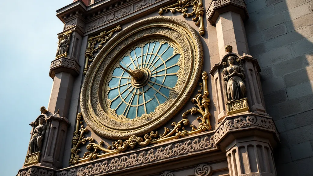 14th-century European mechanical clock tower