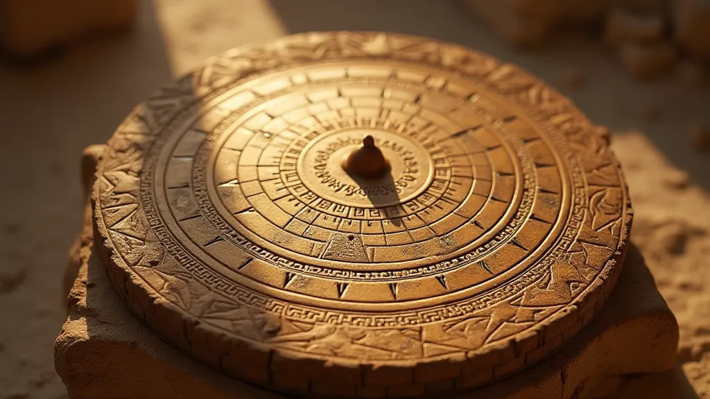 Ancient Egyptian sundial