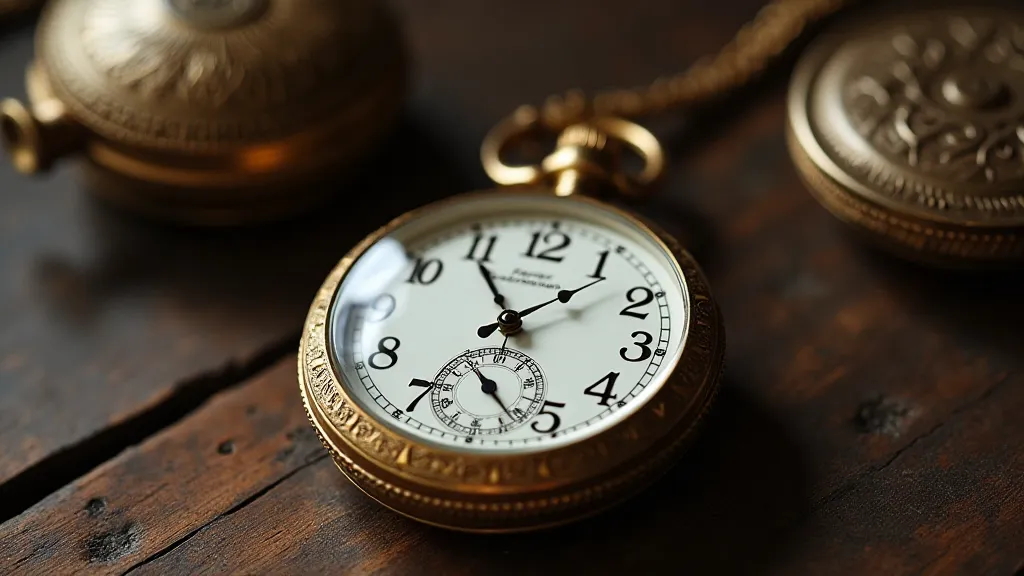 An illustration of a Peter Henlein-style oval pocket watch, showing its decorative case and simple mechanism.