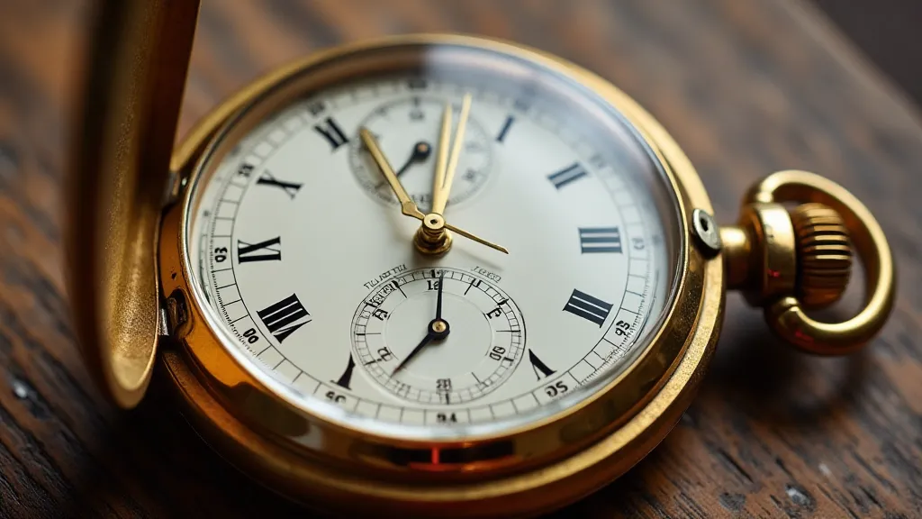 Pocket chronograph pocket watch