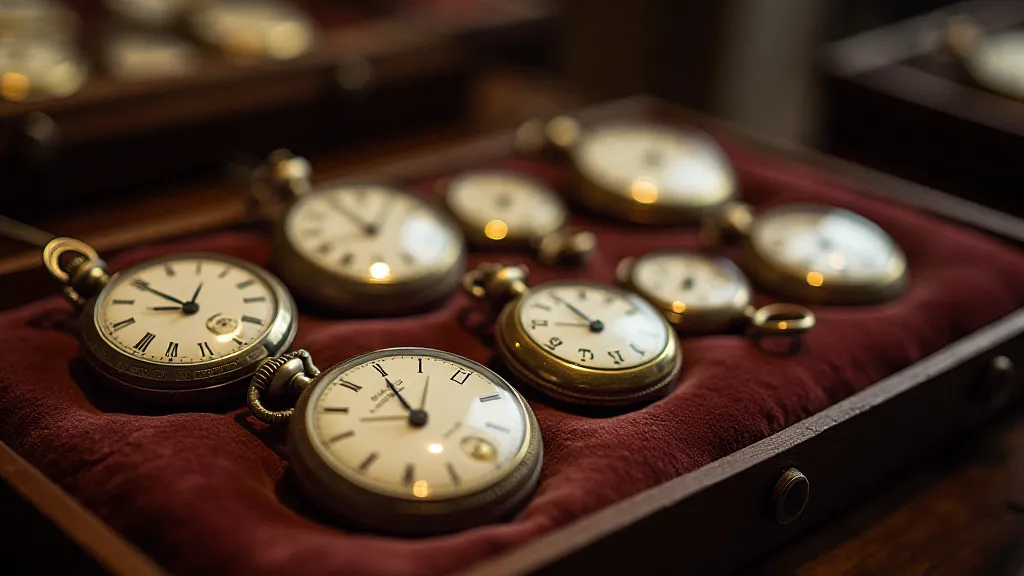 A collection of antique pocket watches