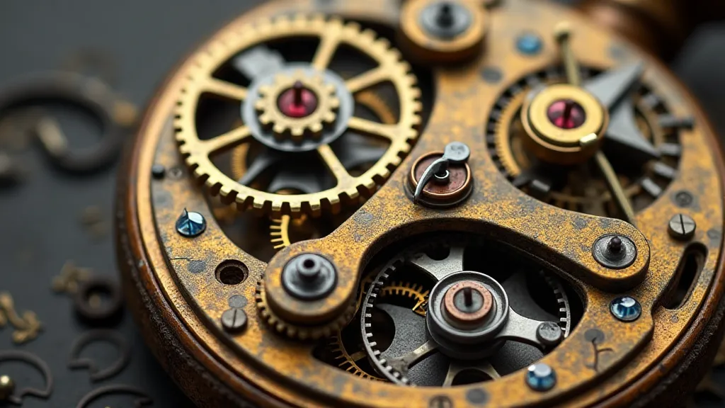 Victorian pocket watch mechanism